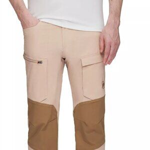 Mammut Men's Cargo Pants in Tan and Brown 38 SH